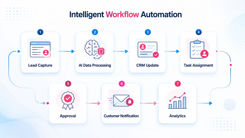 Melintross intelligent AI workflow automation platform